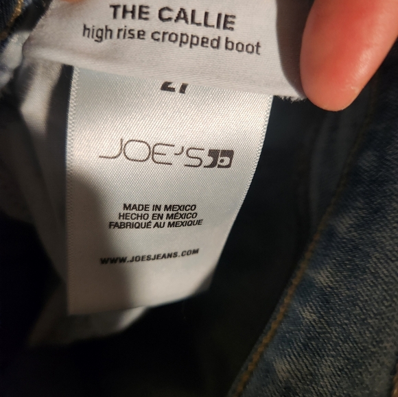 Joe's Jeans- The Callie High Rise cropped boot - Picture 3 of 5